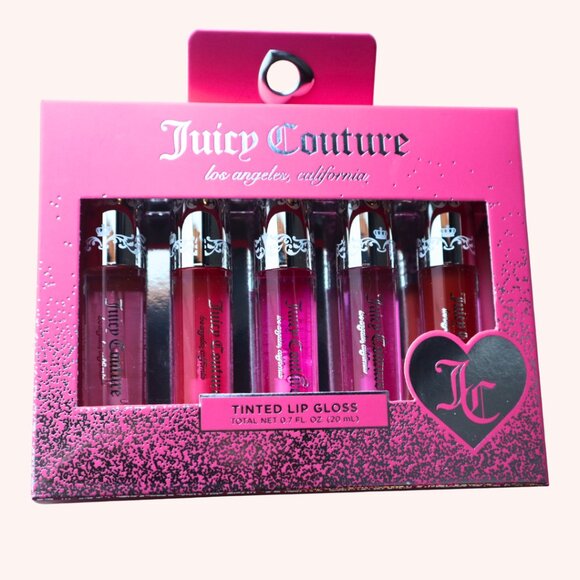 Juicy Couture Other - NEW Juicy Couture 6-Pcs Tinted Lip Gloss Set Gift Pack Moisturizing Sheer Shine